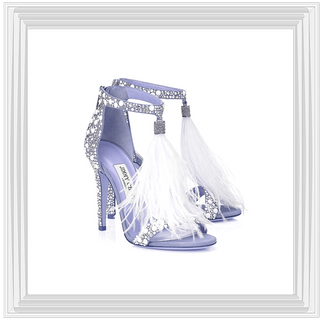 Jimmy Choos Purple shoe 2 55x55cm