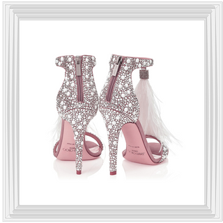 Jimmy Choos Pink shoe 85x85cm