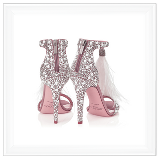 Jimmy Choos Pink shoe 55x55cm