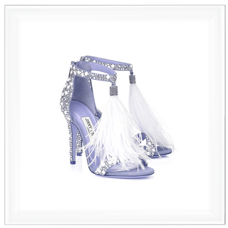 Jimmy Choos Purple shoe 2 55x55cm