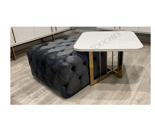 Milan Coffee Table & Pouffe