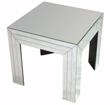 Classic Mirror End Table