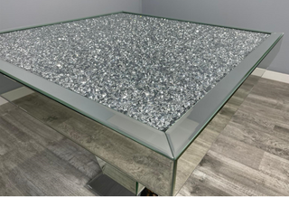 Diamond Sparkle Square Dining Table