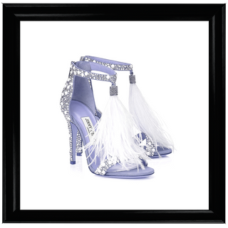 Jimmy Choos Purple shoe 2 55x55cm