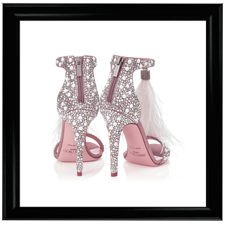 Jimmy Choos Pink shoe 55x55cm