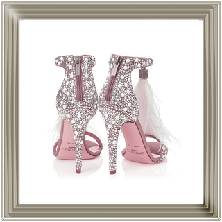 Jimmy Choos Pink shoe 55x55cm