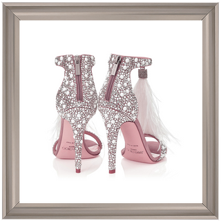 Jimmy Choos Pink shoe 85x85cm