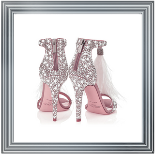 Jimmy Choos Pink shoe 85x85cm