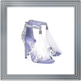 Jimmy Choos Purple shoe 2 55x55cm