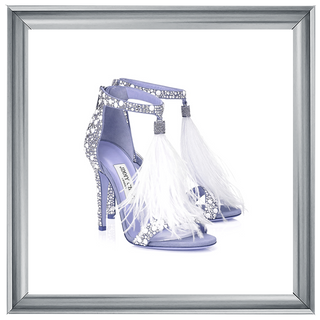 Jimmy Choos Purple shoe 2 85x85cm