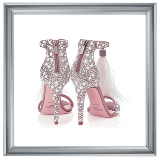 Jimmy Choos Pink shoe 55x55cm