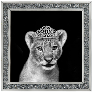 Princess Cub Silver - 85x85cm