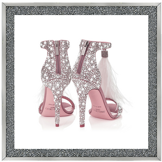 Jimmy Choos Pink shoe 85x85cm