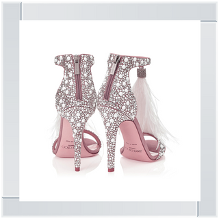 Jimmy Choos Pink shoe 55x55cm