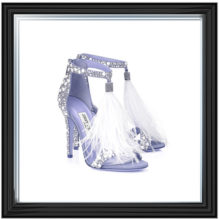 Jimmy Choos Purple shoe 2 85x85cm