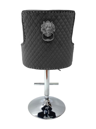 Tokyo Hudson Grey PU Bar Stool