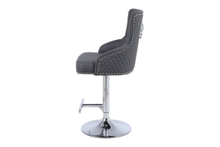 Tokyo Hudson Grey PU Bar Stool