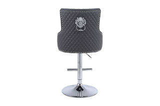 Tokyo Hudson Grey PU Bar Stool