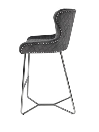 Beijing Grey Bar Stool