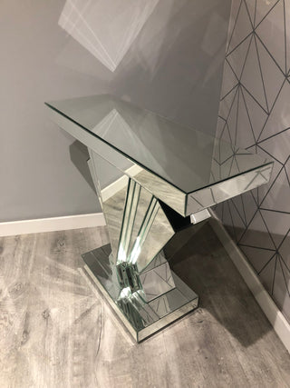 Classic Mirror Fan Console Table