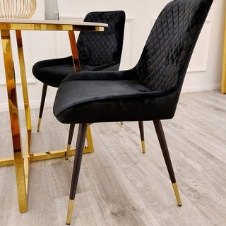 Luna Velvet Dining Chair -