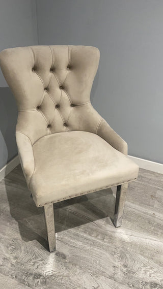 Zara Lion Knocker Dining Chairs