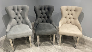 Zara Lion Knocker Dining Chairs