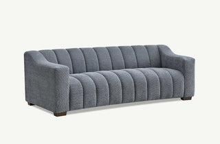 Astoria 3 Seater Sofa In Iron Boucle Fabric