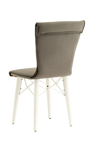 Lukas Chair - Charcoal/White(Set of 2)