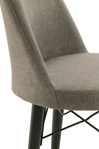 Eva Chair - Charcoal/Anthracite (Set of 2)