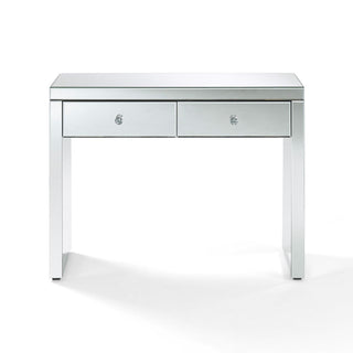 Hollywood Glass 2 Drawer Console Table