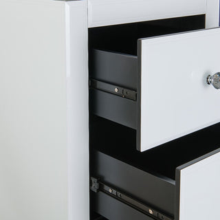 Hollywood 5 Drawer Tallboy-White