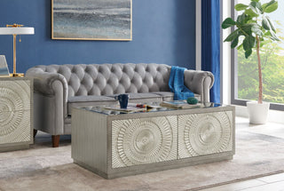 Frenso Coffee Table-Silver