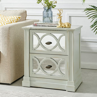 Modena 2 Drawer End Table