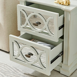 Modena 2 Drawer End Table