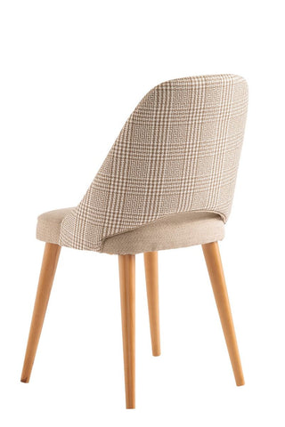 Palm Chair - Cream Glen Check (Set of 2)