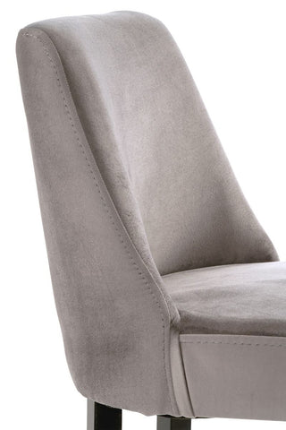 Izmir Barstool - Grey Velvet