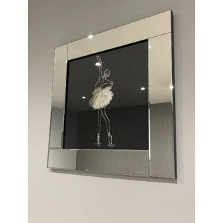 Pointe Liquid Art Ballerina 85x85cm