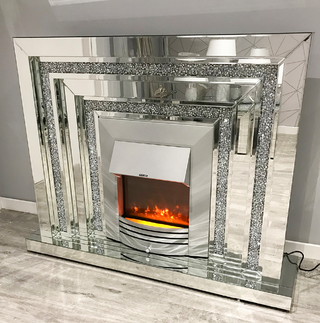 Diamond Sparkle Grand Fireplace