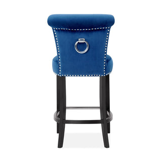 Knocker Back Breakfast Bar Stool - Royal Blue