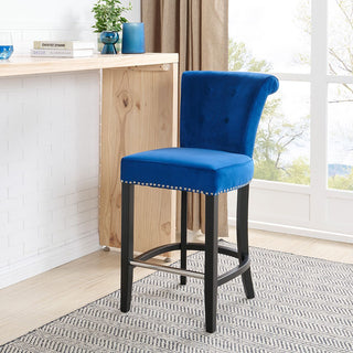 Knocker Back Breakfast Bar Stool - Royal Blue