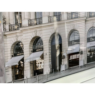 Dior Store 3 Liquid Art with Mirrored Frame 115x65cm