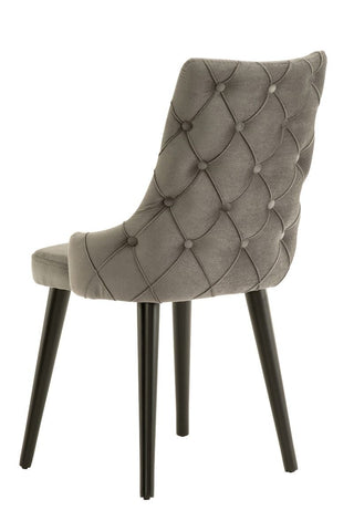 City Chair - Grey Velvet(Set of 2)