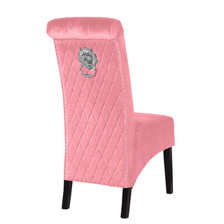 Dalton Slim Quilted Lion Knockerback Chair