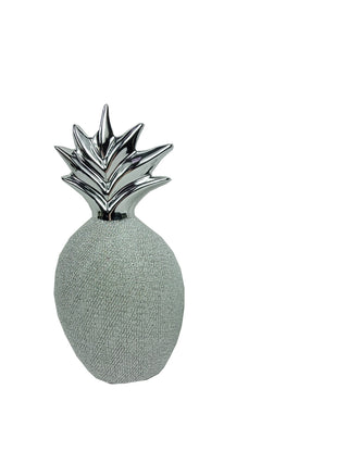 Ceramic Chrome Pineapple Set