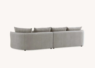 Rubin Corner Chaise In Pebble Boucle