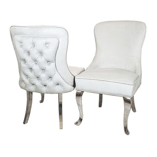 Nessa Dining Chairwith buttoned back