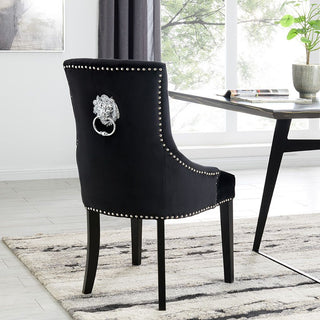 Lion Dining Chair Black