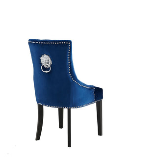 Lion Dining Chair Royal Blue