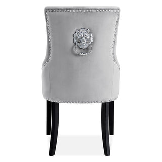 Lion Dining Chair Silver